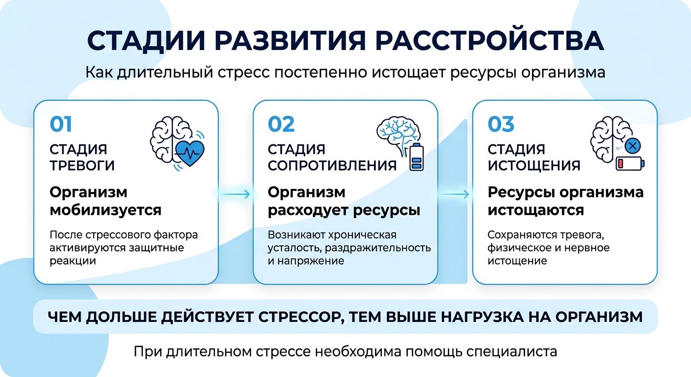 Лечение стресса в Южноуральске инфографика